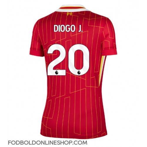 Liverpool Diogo Jota #20 Hjemmebanetrøje Dame 2024-25 Kortærmet